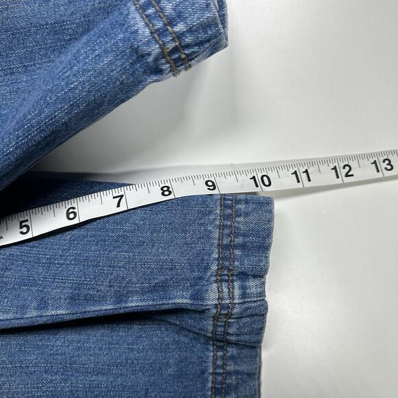 Wrangler Cargo Denim Shorts Men’s 38 Blue Relaxed Fit Carpenter Y2K NWT - Picture 13 of 16